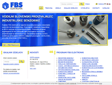Tablet Screenshot of fbselektronik.com